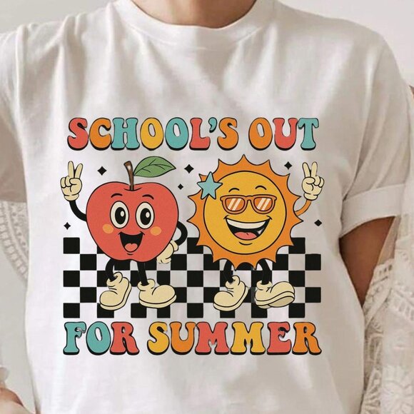 Tops - School's Out For Summer Shirt, Teacher Summer Shirt